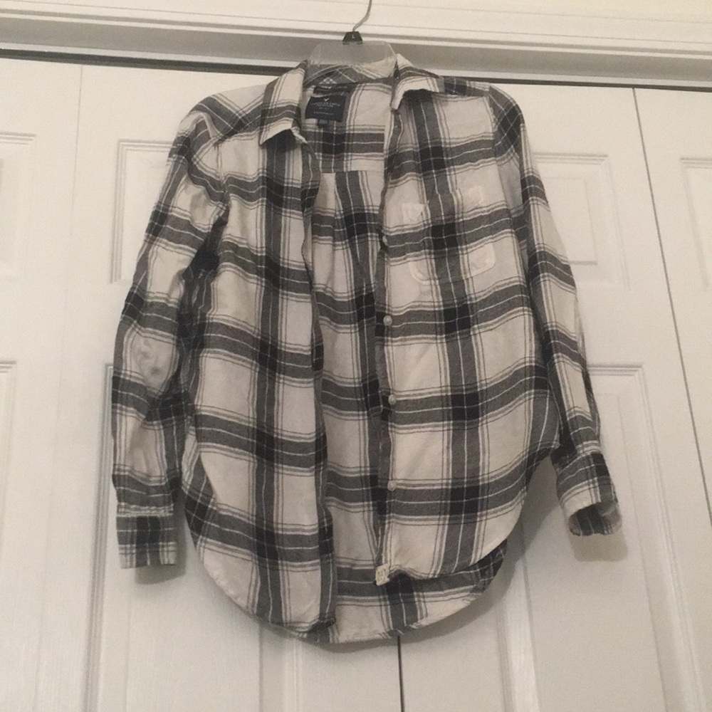 AEO Flannel top